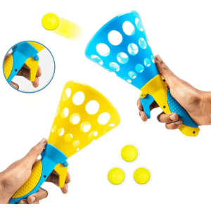 Pop and Catch Twin Ball Launcher Game